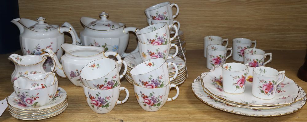 A Royal Crown Derby Posies part tea service and other Royal Crown Derby teaware